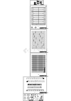 四川某石材城二层钢结构工厂工程施工cad图,共十三张
